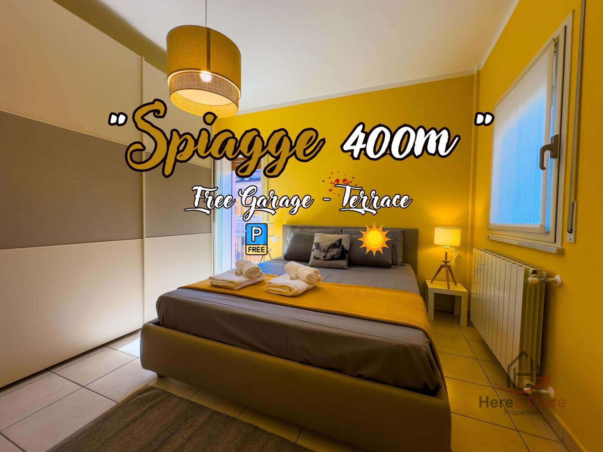 Beaches 400m - Free Garage - Terrace - Smart Tv Apartment *